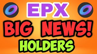 EPX Coin TODAY NEWS  Ellipsis Price Prediction  Ellipsis Today Updates [upl. by Obara]