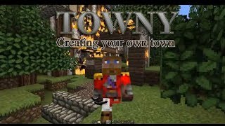 Towny  Creating towns and nations  Bukkit tutorial [upl. by Arayt]