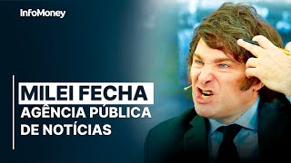 Milei dispensa funcionários da maior agência pública de notícias da Argentina [upl. by Richman]