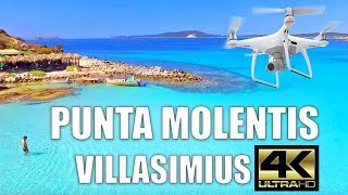 Punta Molentis  Villasimius  Sardegna Drone  Spiagge Sud Sardegna [upl. by Ahse]