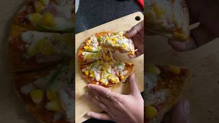 No oven no yeast no maida pizza healthy pizza wheat pizza👌😋 youtubeshorts food [upl. by Spring]