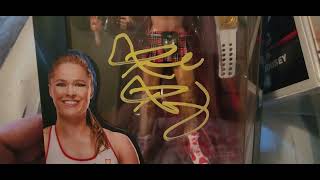 Wrestlecon 2024 Philadelphia  Ronda Rousey Autographed Collection [upl. by Arraet]