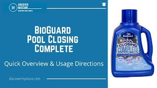 BioGuard Pool Closing Complete [upl. by Huckaby]