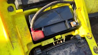 Close Look  Weize YTX12BS MotorcycleATV Battery [upl. by Leahsim796]