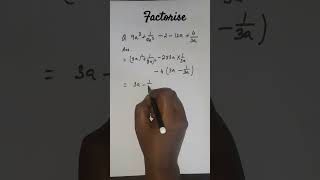 Factorise ‼️ class9math maths mathematics selinasolutions factorise [upl. by Prue]