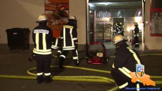 Brandanschlag auf eine Türkische Bäckerei in Wadgassen [upl. by Aisila]