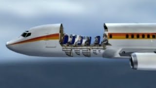 Aloha Airlines Flight 243  Animation 2 [upl. by Geithner959]