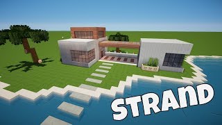 MINECRAFT STRANDHAUS bauen  LIVESTREAM [upl. by Denten]