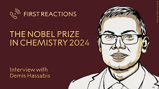 First Reactions  Demis Hassabis Nobel Prize in Chemistry 2024  Telephone interview [upl. by Attelahs]