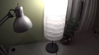 IKEA  HOLMÖ  floor lamp review  quick overview [upl. by Ahsenom]