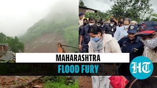 Maha flood fury Over 100 killed thousands evacuated CM Thackeray visits [upl. by Woodhead]