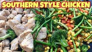 Griddled Southern Style Chicken with Vegetable Blend [upl. by Faux]