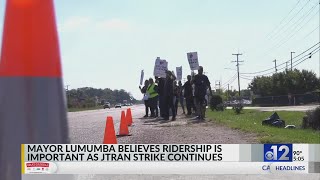 Mayor believes ridership is important at JTRAN strike continues [upl. by Nibor]