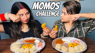 Momos Eating Challenge  YashalsMukbang [upl. by Ytoc725]