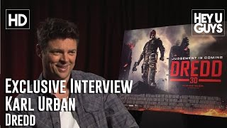 Karl Urban  Dredd Exclusive Interview [upl. by Cailean]