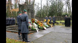 Volkstrauertag 2024 Jüdischer Friedhof Weißensee Kranzniederlegung [upl. by Atika]