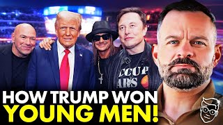 How Trump WON Young Men With CULTURE  UFC Fights With Joe Rogan amp Rocket Launches with Elon Musk [upl. by Retsevlis]