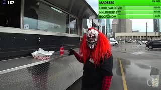 Clown Freestyling for FREE food Oh My Gerdy [upl. by Westfahl678]