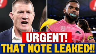 🚨BOMBSHELL JUST OUT THIS ONE TOOK HIM BY SURPRISE LATEST PENRITH PANTHERS NEWS [upl. by Rothwell542]