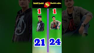 Sahil joshi vs rachit rojha shorts sahiljoshivlogs rachitrojha youtubeshort trendingshorts [upl. by Libre]