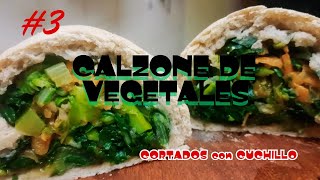 Calzone Vegano 3 verdura masa blanca90 [upl. by Dnaltruoc340]