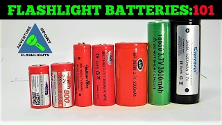 Flashlight Batteries 101 Quick and Simple Explanation [upl. by Royce]