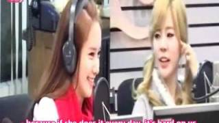 Yoona aegyo at Shimshim Tapa Radio 111310 [upl. by Eenwahs346]