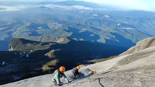 Worlds highest via Ferrata amp Asias first via Ferrata located in Mt Kinabalus Panalaban rock face [upl. by Dearden]