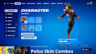 Polus Skin Combos Fortnite Battle Royale [upl. by Aeirdna]