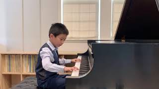 Frederick Chen 7 YO Plays Chopin Waltz No 19 A Minor [upl. by Yesdnyl]