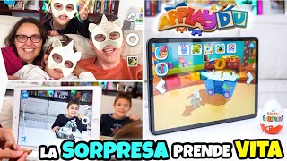 LE SORPRESE DI KINDER SORPRESA PRENDONO VITA con APPLAYDU in Casa GBR [upl. by Yerok]