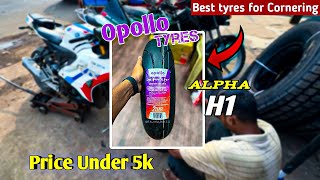 Yamaha R15M Froent Tyre Upgrade  Apollo Alpha H1 Best Tyre  Modification R15Mapollotyres r15m [upl. by Tteirrah592]