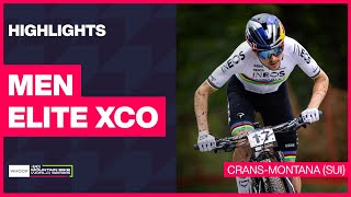 CransMontana  Men Elite XCO Highlights  2024 WHOOP UCI Mountain Bike World Cup [upl. by Anifled]