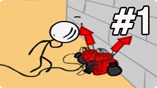 HENRY STICKMAN ADVENTURES  Henry Stickman Games  Part 1  Breaking The BankEscaping The Prison [upl. by Aciret]