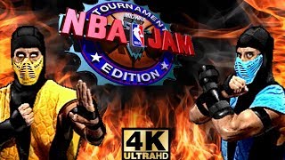 NBA Jam TE ARCADE Playthrough  Mortal Kombat vs San Antonio Spurs 4K60fps [upl. by Enylcaj]