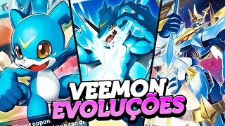 TODAS AS DIGIEVOLUÇÕES DO VEEMON [upl. by Malcolm]