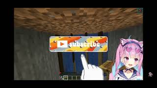 Aqua Hololive Minecraft Aqua jump into lava after Akukin lost to Usada construction Vtuber Sub [upl. by Harim]