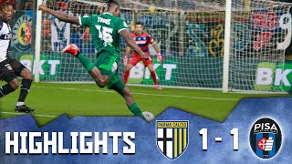 PARMA 1  1 PISA  ANCORA LORENZO LUCCA  HIGHLIGHTS [upl. by Warden]