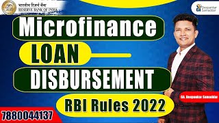 Microfinance  Disbursement Rules 2022  RBI Guidelines  Sec8 Company  NBFC  Very Imp  CADS [upl. by Nairam130]