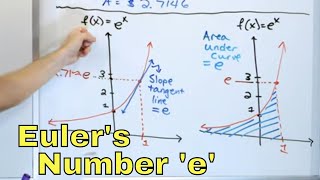 14  What is Eulers Number e Lnx  Natural Log amp ex Functions [upl. by Niwri62]