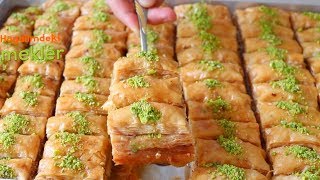 Dünyanın En Kolay Mucize Baklavasını Yaptım Sadece 4 Beze ile Kat Kat Oluyor  Baklava Tarifi [upl. by Chil]