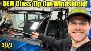 ALL NEW 2025 CFMOTO UForce 1000 XL Glass Tip Out Windshield  3 Seas Recreation  5SYV80580006A01 [upl. by Delwin]