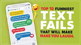 Top 10 Funniest Text Fails That Will Make You Laugh [upl. by Arrej]