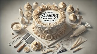 Cake Frosting Secretspart1 Common Questions and Pro Tips Answered [upl. by Crescin]