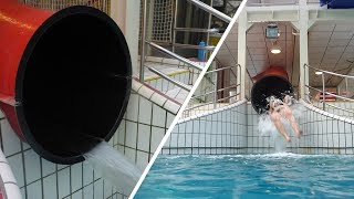 Cannon Ball  Short Tube Slide  Tikibad Duinrell Wassenaar [upl. by Alemaj]