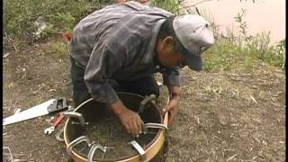 Alaska Native Drum Making Video [upl. by Hakaber]