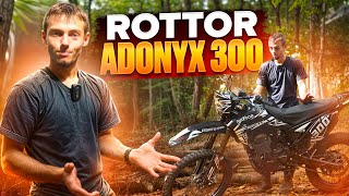 😱НОВЫЙ БЕШЕНЫЙ МОТОЦИКЛ ТЕСТ И ОБЗОР ROTTOR ADONYX 300‼️ БОЛШОЙ ДВУХМЕСТНЫЙ ЭНДУРО [upl. by Mak929]