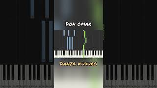 COMO TOCAR DANZA KUDURO  DON OMAR EN PIANO danzakuduro donomar piano shorts [upl. by Liakim]