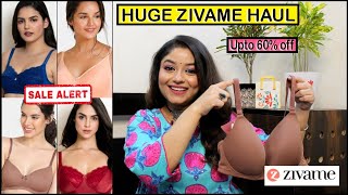 👙BRA FOR HEAVY BUST UPTO 60off HUGE ZIVAME HAUL👙ZIVAME NIGHTWEAR👙ZIVAME THE GRAND LINGERIE FESTIVAl [upl. by Anitnerolf]