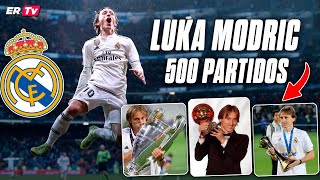 VÍDEO  REACCIÓN A LOS 500 PARTIDOS DE LUKA MODRIC JUGADOR LEYENDA DEL REAL MADRID [upl. by Seugram]